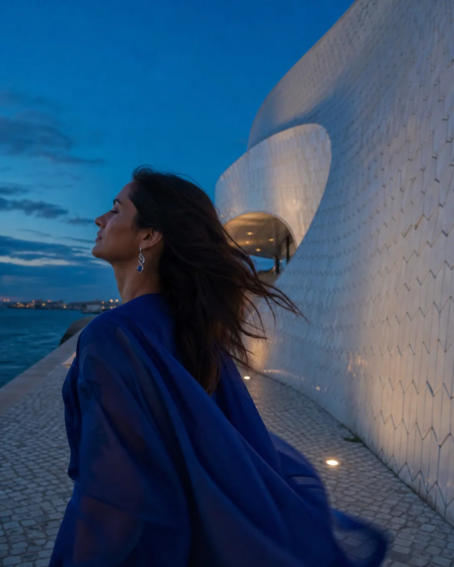 Lisbon Blue Hour collection beside the waterfront