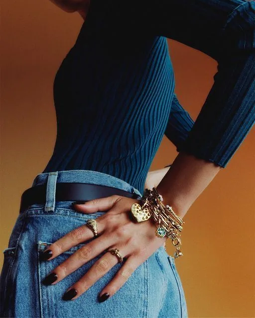 Jewellery styled as part of everyday life